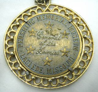 General John J Pershing Memorial Museum Token Necklace  