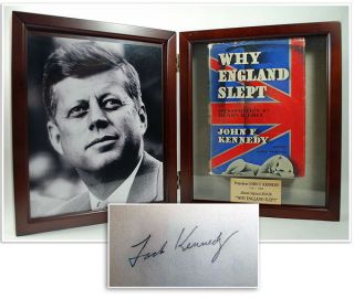 John F Kennedy Why England Slept Signed First Edition 1st 2nd COA JFK 1940  