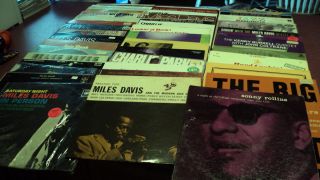 Miles Davis John Coltrane Sonny Rollins Monk Parker Lot of 42 LPS Prestige DG  