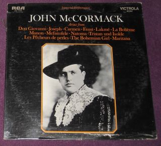 SEALED 1969 John McCormack Immortal Performances LP  