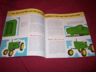 1952 John Deere 50 60 General Purpose Tractor 36 Page Brochure Nice  