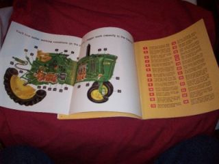 1962 John Deere 3010 4010 Row Crop Tractor 32 Page Advertising Brochure Nice  