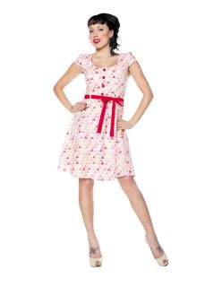 Alice in Wonderland Psychedelic Mushrooms Psychobilly Rockabilly Housewife Dress  