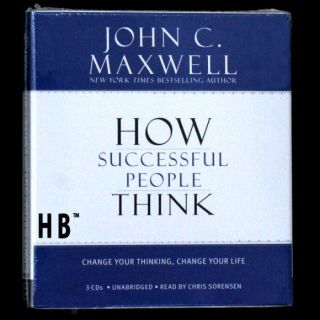 NEW How Successful People Think John C Maxwell Success CHANGE YOUR LIFE  