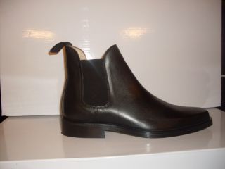 Chelsea Boots in Black Leather by John Spencer £95  