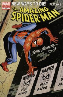 John Romita SR Signed Amazing Spider Man 568 Variant  