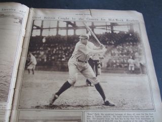 Old 1920 Mid Week Pictorial JOHN MCGRAW New York GIANTS BASEBALL Cover  