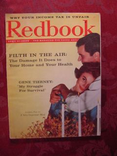 Redbook April 1959 Gene Tierney John Steinbeck  