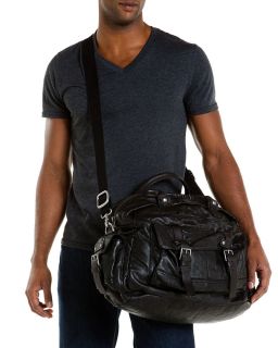 NEW John Varvatos Star USA Leather Duffle Bag 495 00 Tax  
