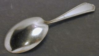 John Alden Sterling Silver Baby Spoon Strait Handle Watson Wallace 1911 NO Mono  