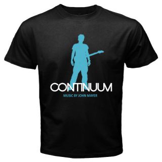 New John Mayer Continuum Logo Mens Black Tee T Shirt Size s 3XL  