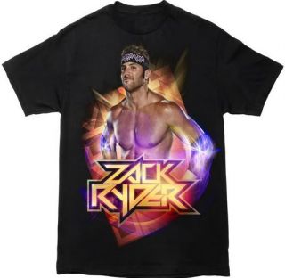Zack Ryder Woo Woo WWE Authentic T Shirt New  