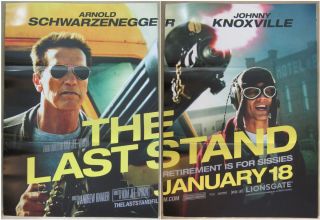 The Last Stand 2 SH Original Film Poster Arnold Schwarzenegger Johnny Knoxville  