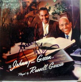 Russell Garcia The Johnny Evergreens LP VG ABC 147 Autographed by Green  