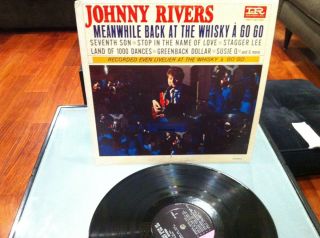 Johnny Rivers Meanwhile Back at The Whiskey A Go Go LP Vinyl Record  
