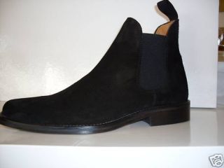 Chelsea Boots in Black Suede by John Spencer £95  