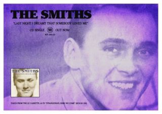 the Smiths POSTER Last Night I Dreamt LARGE Promo Morrissey Johnny Marr  