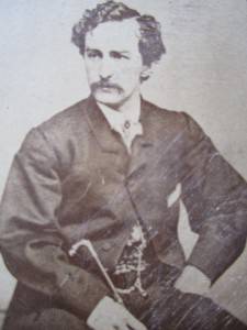 Civil War Era Lincoln Assassin John Wilkes Booth CDV c1860  