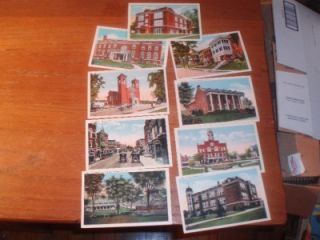 Vtg Lot of 46 ea IBM Johnson City Binghamton Endicott New York NY Postcards  