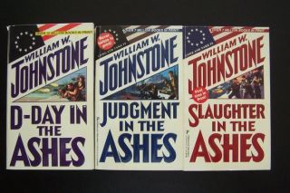 William w Johnstone in The Ashes Book Series Lot 1  