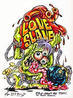 Johnny Ace Original Monster Art Rat Fink Kustom Big Daddy Roth Weird Ohs Concept  