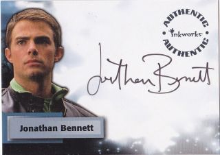 Smallville Season 4 A31 Jonathan Bennett Autograph  