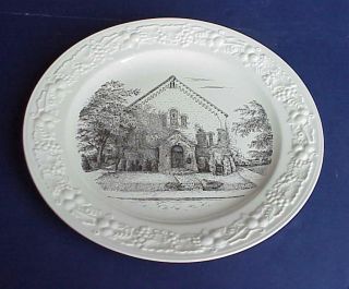 TOWSON METHODIST CHURCH Vintage Homer Laughlin Rhythm Plate Maryland  