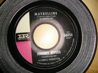 Johnny Rivers Maybelline 45 RPM Imperial Record 66056  