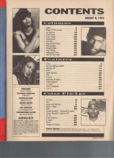 Vintage Fresh Magazine 1993 Johnny Gill Janet Jackson H Town Jodeci PINUPS R B  