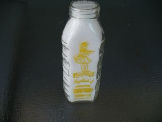 Johnstown Sanitary Dairy Baby Milk Bottle Goldilocks Cambria County PA  