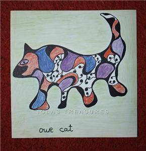 Niki de Saint Phalle Our Cat Original 70's Litho Iolas  