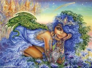 DRAGON CHARMER Josephine Wall NIB Jigsaw Puzzle 1000 piece Fairy Fantasy Artist  