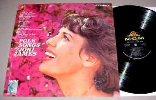 Joni James LP MGM SE 3958 Folk Songs 1961  