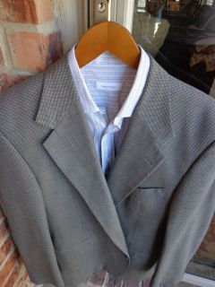 Joseph Abboud Gray 2 Btn Wool Blazer Jacket Sport Suit Coat 42R 42 Regular  