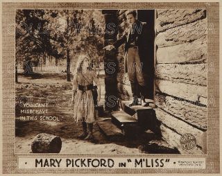 MLISS 1918 Mary Pickford THOMAS MEIGHAN Log Cabin VINTAGE SILENT MOVIE 14 RP  