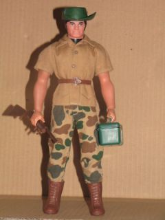 Vintage 70's Big Jim Safari Hunter Doll Figure Loose  