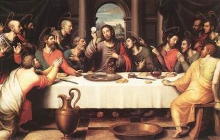 The Last Supper Juan de Juanes Masip Oil Painting Repro  