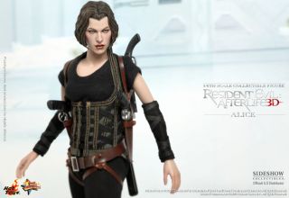 HOT TOYS RESIDENT EVIL Afterlife ALICE Milla Jovovich Figure Sealed in Brown Box  