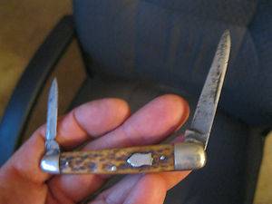Old Vintage Bone Kane Cutlery Co Kane PA Pen Knife 1906 1909 14 WOW L40  