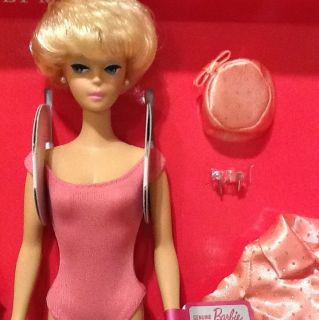 Barbie Doll Sparkling Pink Gift Set Gold Label 50th Anniv Collector