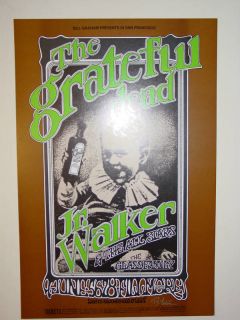 Grateful Dead Junior Walker BG176 Signed 1969 Poster