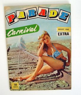 1965 Vintage Parade Carnival June Wilkinson June Palmer Girly Magazine