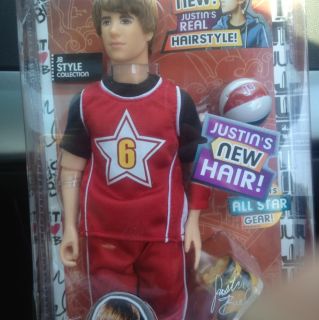 Justin Bieber Barbie Doll JB Style Collection New Hair Style New