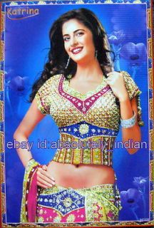 Beautiful Katrina Kaif in Chaniya Choli Bollywood Poster 11 x 16 India