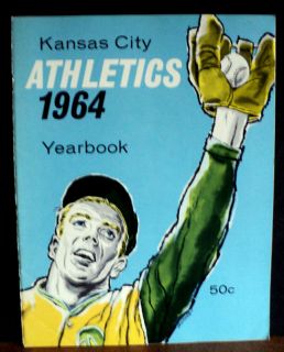 1964 Kansas City Athletics Yearbook Near Mint