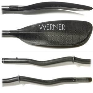 Werner Kalliste Kayak Paddle 230 cm Standard Bent Shaft New