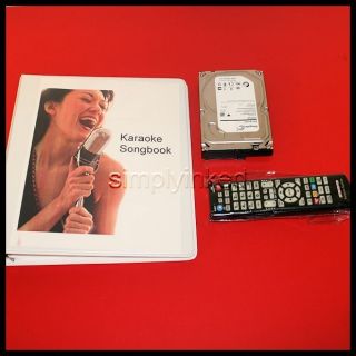 New 2TB Harddrive Vietnamese English Karaoke for Jukebox KHP8812 8806