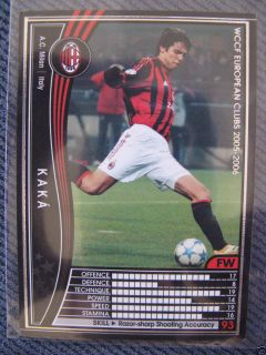 Kaka Soccer Card WCCF 05 06 AC Milan Brazil