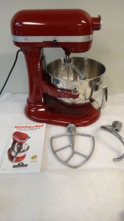 KitchenAid Proline 600 575 Watts Stand Mixer Red for Parts or Repair