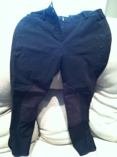 Equine Couture Heritage Black Breeches Size 32 R